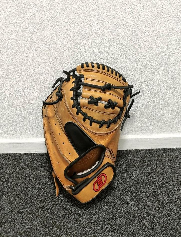 Z.g.a.n. 33,5" Force3 Pro catcher's mitt, Sport en Fitness, Honkbal en Softbal, Zo goed als nieuw, Handschoen, Honkbal, Ophalen of Verzenden