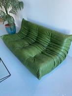 Togo green leather 3 seater