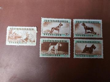 Zweden cinderella postspaarbank spaarzegels honden beschikbaar voor biedingen