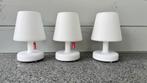 Fatboy Edison the Mini set 3 oplaadbare tafellampjes, Huis en Inrichting, Kunststof, Gebruikt, Ophalen of Verzenden, Modern