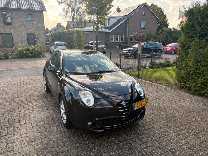 Alfa Romeo MiTo 1.4 Turbo 99KW 2010 Zwart, Auto's, Alfa Romeo, Particulier, MiTo, Benzine, B, Hatchback, Handgeschakeld, Origineel Nederlands