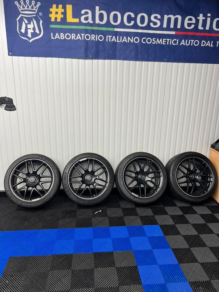 S-Klasse breedset + MO michelin pilotsport 4S, Auto-onderdelen, Banden en Velgen, Banden en Velgen, Zomerbanden, 20 inch, 255 mm