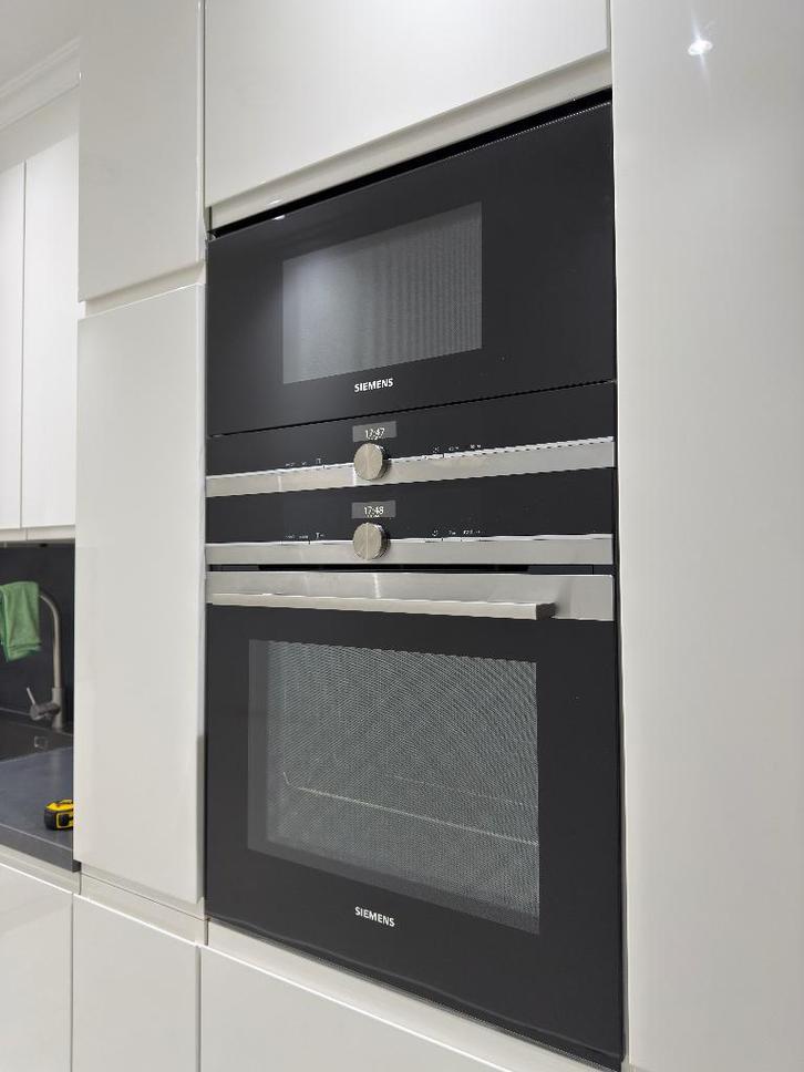 Siemens Oven HB634GBS / Siemens Magnetron BF634LGS1/03 COMBI, Witgoed en Apparatuur, Ovens, Gebruikt, Inbouw, Oven met grill, 45 tot 60 cm