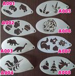 schminksjabloon eenhoorn cupcake dino kerst leeuw eekhoorn, Ophalen of Verzenden, Nieuw, Kostuum, Overige