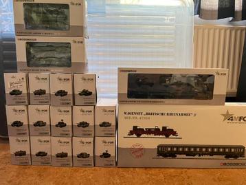 Grote Marklin 4Mfor collectie militair voertuigen en wagens beschikbaar voor biedingen
