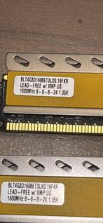 Ballistix Tactical LP 8GB (2x4GB) DDR3 1600MHz RAM, Computers en Software, RAM geheugen, Ophalen, Gebruikt, DDR3, Desktop