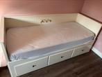 Ikea Hemnes bedbank wit, Ophalen, Wit, Tweepersoons, 80 cm