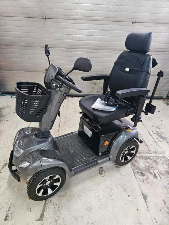 Mango Leopard 4 LE grijs scootmobiel 16km/h, Diversen, Brommobielen en Scootmobielen, Zo goed als nieuw, Mango, 46 km of meer