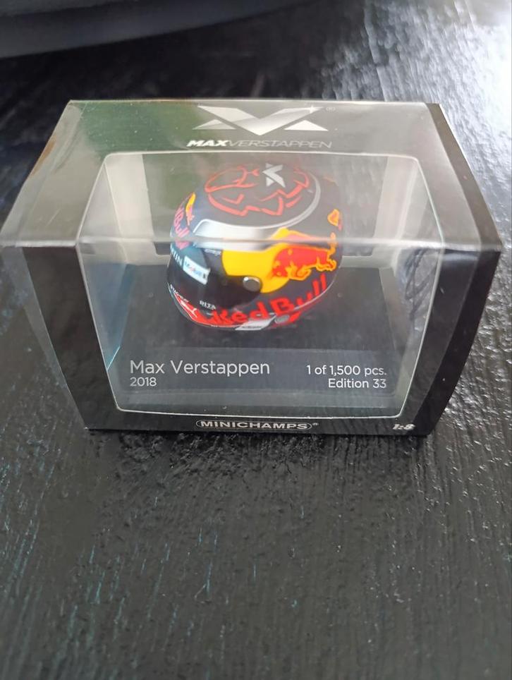 Max Verstappen Helm 2018 - Gesigneerd!, Verzamelen, Automerken, Motoren en Formule 1, Ophalen of Verzenden