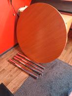 Ronde Keukentafel met Chrome Poten, Ophalen