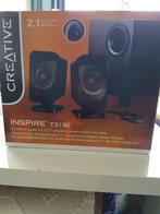 Speakerset Creative Labs INSPIRE T3130 ( nieuw ), Computers en Software, Pc speakers, Ophalen of Verzenden, Nieuw, Audiokanaal 2.1