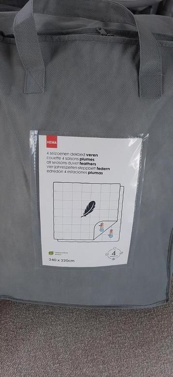 4 Seizoenen Dekbed Veren 240x220 - Zo Goed Als Nieuw! beschikbaar voor biedingen