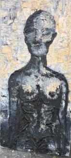 Schilderij Olieverf, Antiek en Kunst, Kunst | Schilderijen | Abstract, Ophalen