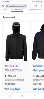 Super mooie originele zwarte Moncler heren jas maat 4 / XL, Moncler, Zwart, Maat 56/58 (XL), Ophalen of Verzenden