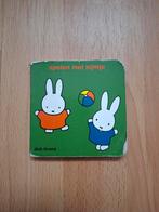 Nijntje Kartonnen Boekje - Spelen met Nijntje, Ophalen of Verzenden, Gelezen, Dick Bruna, 1 tot 2 jaar