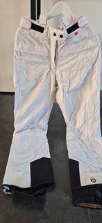 Witte Dames Skibroek met Bretels en Ritsen, Zembla, Zo goed als nieuw, Ophalen, Broek
