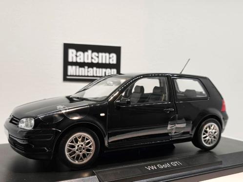 Volkswagen Golf 4 GTI - Zwart - 1:18 Norev, Hobby en Vrije tijd, Modelauto's | 1:18, Nieuw, Auto, Norev, Ophalen of Verzenden
