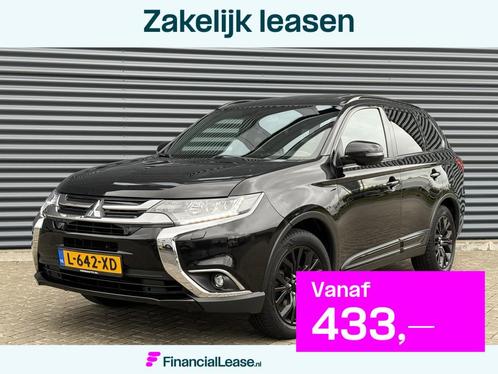 Mitsubishi Outlander 2.0 Aut. 7-Persoons Black Edition Trekh, Auto's, Mitsubishi, Bedrijf, Lease, Financial lease, Outlander, 360° camera