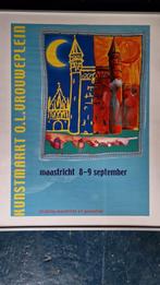 Poster van kunstmarkt Maastricht 8 en 9 september 2001, Antiek en Kunst, Ophalen of Verzenden