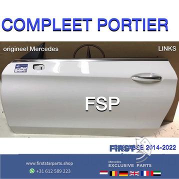 W205 C205 A205 Mercedes C Klasse COUPÉ CABRIO DEUR LINKS WIT beschikbaar voor biedingen