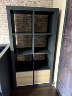 Kallax kast ikea met 2 deurtjes, Huis en Inrichting, Kasten | Overige, Ophalen, Gebruikt
