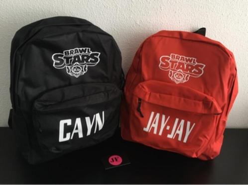 Brawl stars rugtassen met je eigen naam, Sieraden, Tassen en Uiterlijk, Tassen | Rugtassen, Nieuw, Ophalen of Verzenden