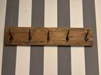 Houten kapstok met 5 haken, Huis en Inrichting, Woonaccessoires | Kapstokken, Nieuw, Minder dan 100 cm, Hout, Ophalen