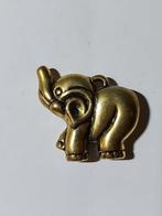 Gouden olifant hanger 30 mm, Hanger, Verzenden