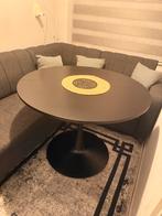 Uitschuifbare ronde MDF tafel - Nieuw!, Ophalen, Overige materialen, 100 tot 150 cm, 50 tot 75 cm