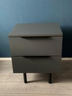 MADE Damien Table Graphite Grey, Huis en Inrichting, Ophalen, Zo goed als nieuw, Minder dan 45 cm, 55 tot 70 cm