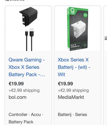 Nieuw - Battery - Xbox Series X&S Controller  beschikbaar voor biedingen