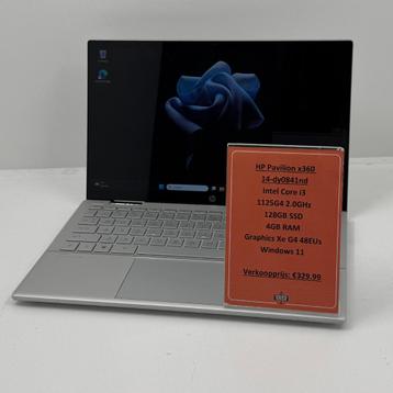 HP Pavilion x360 Convertible 14-dy0841nd laptop | Met touch  beschikbaar voor biedingen