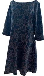 Chique jacquard jurk van Steps in maat46/48, Zwart, Maat 46/48 (XL) of groter, Nieuw, Ophalen of Verzenden