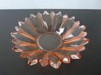 Antiek Art Deco oudroze glazen schaal Walther 1920/1930, Antiek en Kunst, Antiek | Glas en Kristal, Ophalen of Verzenden