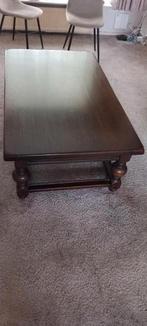 Eiken salontafel met lades, Ophalen, 100 tot 150 cm, 50 tot 100 cm, Minder dan 50 cm