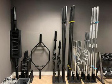 50 mm barbells/halterstangen, curl, hex, multi grip, collars beschikbaar voor biedingen