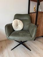 Groene stoel, Huis en Inrichting, Fauteuils, Ophalen, Gebruikt, 75 tot 100 cm, 50 tot 75 cm