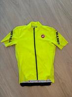 Castelli Fietsshirt - Neon Geel - Maat M, Fietsen en Brommers, Fietsaccessoires | Fietskleding, Gebruikt, Ophalen of Verzenden