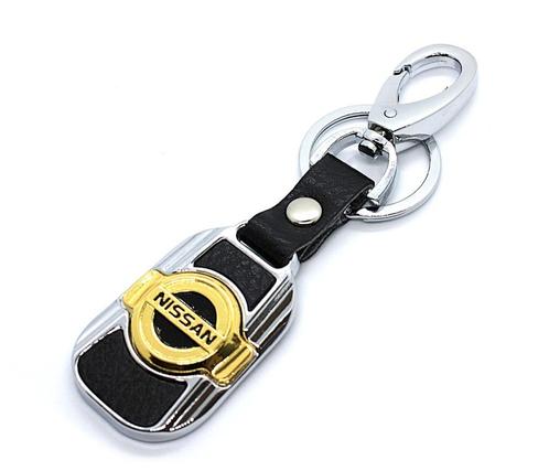 Nissan Sleutelhanger | Leer, Metaal | Nissan, Verzamelen, Sleutelhangers, Nieuw, Ophalen of Verzenden
