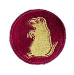 US WWII 205th / 206th Infantry Regiment Patch, Ophalen of Verzenden, Landmacht, Amerika, Embleem of Badge