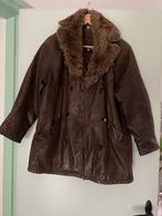 Dames jas leer, Ophalen of Verzenden, Zo goed als nieuw, Maat 38/40 (M), Bruin
