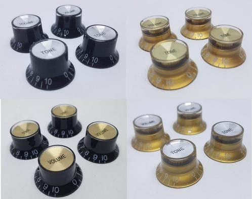 GRATIS VERZENDEN 4 x Gibson / Epiphone Knoppen Volume/Tone, Muziek en Instrumenten, Instrumenten | Onderdelen, Nieuw, Elektrische gitaar