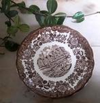 Schotel / saucer - a royal worcester - 1790 - avon scenes -, Ophalen of Verzenden