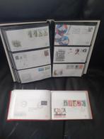 2 albums FDC enveloppen Nederland, Ophalen of Verzenden, Beschreven, Nederland