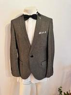 NIEUW Silvesterparty Colbert EU52 Grijs/Glitter, Verzenden, Nieuw, Maat 52/54 (L), Grijs