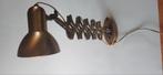 Vintage messing Man Kwong schaarlamp harmonicalamp, Ophalen of Verzenden, Zo goed als nieuw