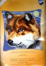 Cado OPRUIMING vervaco borduurpakket kussen wolf, Ophalen of Verzenden, Nieuw, Handborduren, Borduurpakket