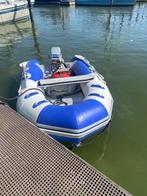 310 Suzuki 5 pk rubberboot met trailer, Watersport en Boten, Rubberboten, Aluminium, Gebruikt, Benzine, Minder dan 70 pk
