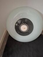 grote glazen plafonlamp rond, Ophalen, Gebruikt, Glas