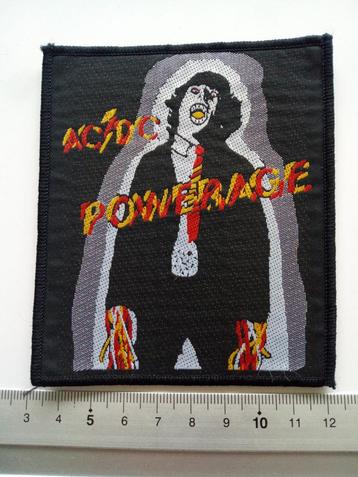  AC/DC  vrij mooie nieuwe Powerage vintage 80's patch 83   beschikbaar voor biedingen